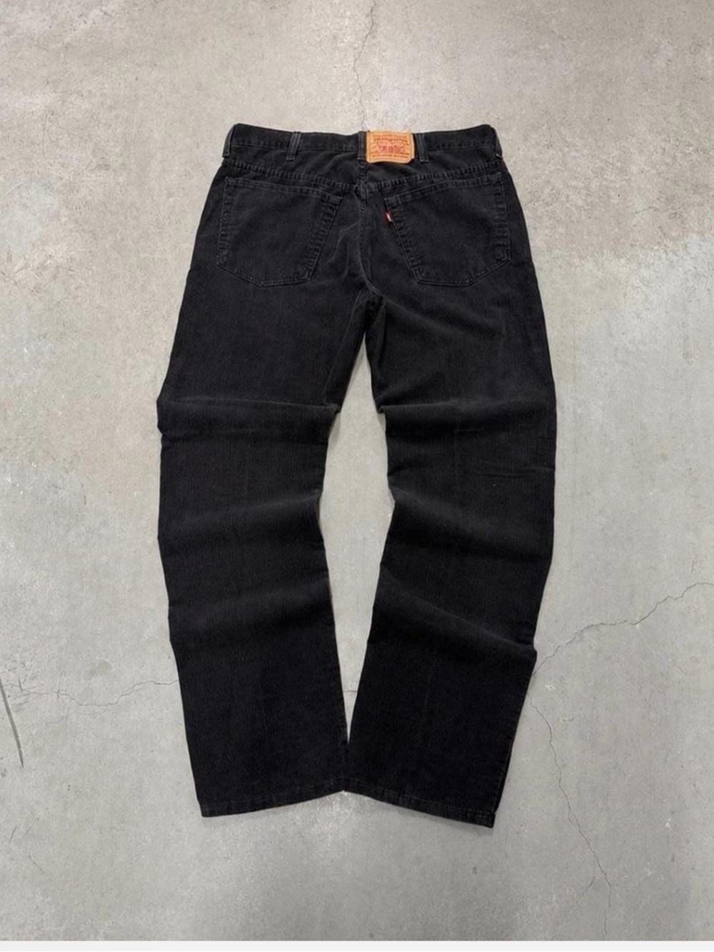 Vintage Levi’s Black Corduroy Pants Straight Leg 36x34